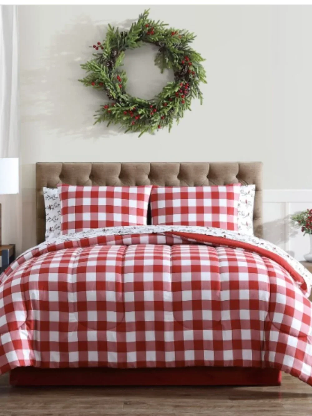 Hallmart Collectibles Holiday Cardinal 8-Pc. Com.  Set, Red/white